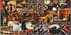 Декоративная панель 0.96*0,48 "Мозайка стандарт Аромат кофе"